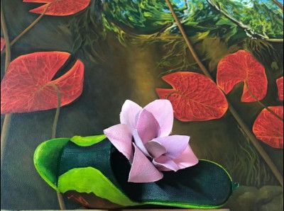 Painted Shoe 07