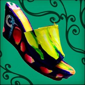 Painted Shoe 08