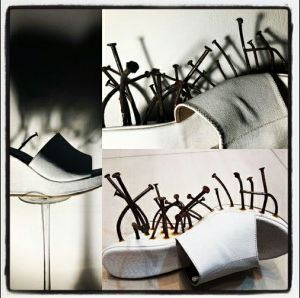 Painted Shoe 16